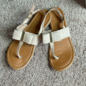 A.N.A a new approach sandal with bow